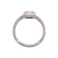 Vicenza - Piazzetta Palladio 2 - Anillo Crivelli Hombre DIAMANTI in Oro blanco Diamante 0.51 Ct 372-3645-GI-3/4 BR - 372-3645-GI-3/4 BR